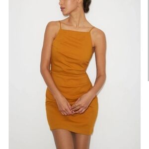 Dynamite Mustard Mini Dress